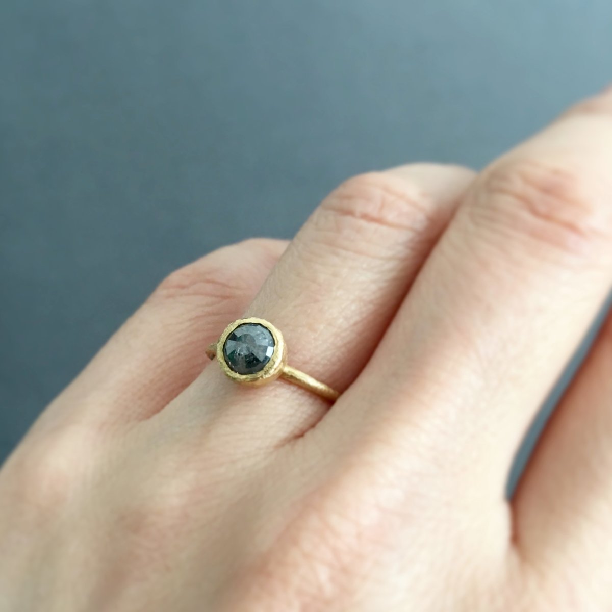 18K Yellow Gold on Model