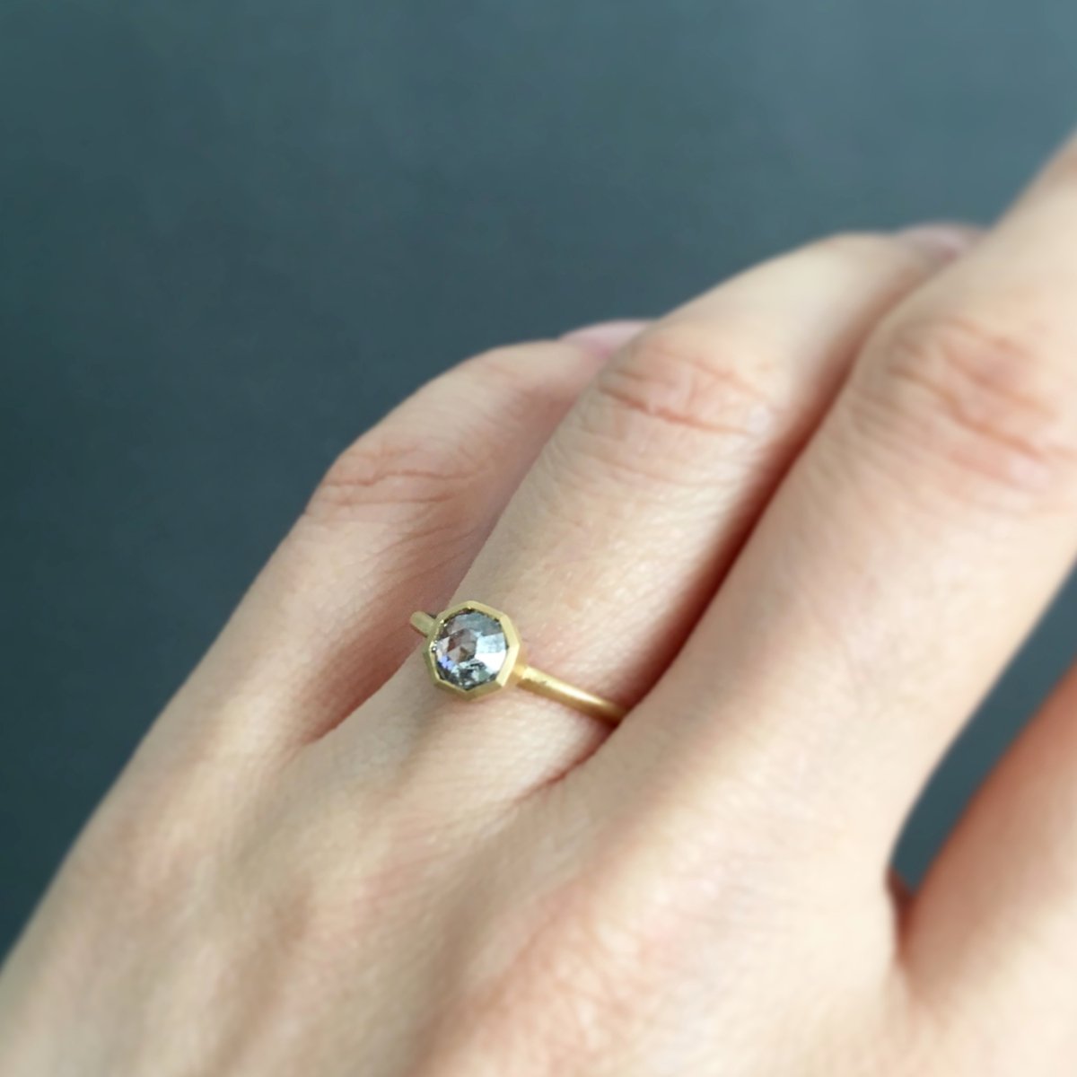 18K Yellow Gold on Model