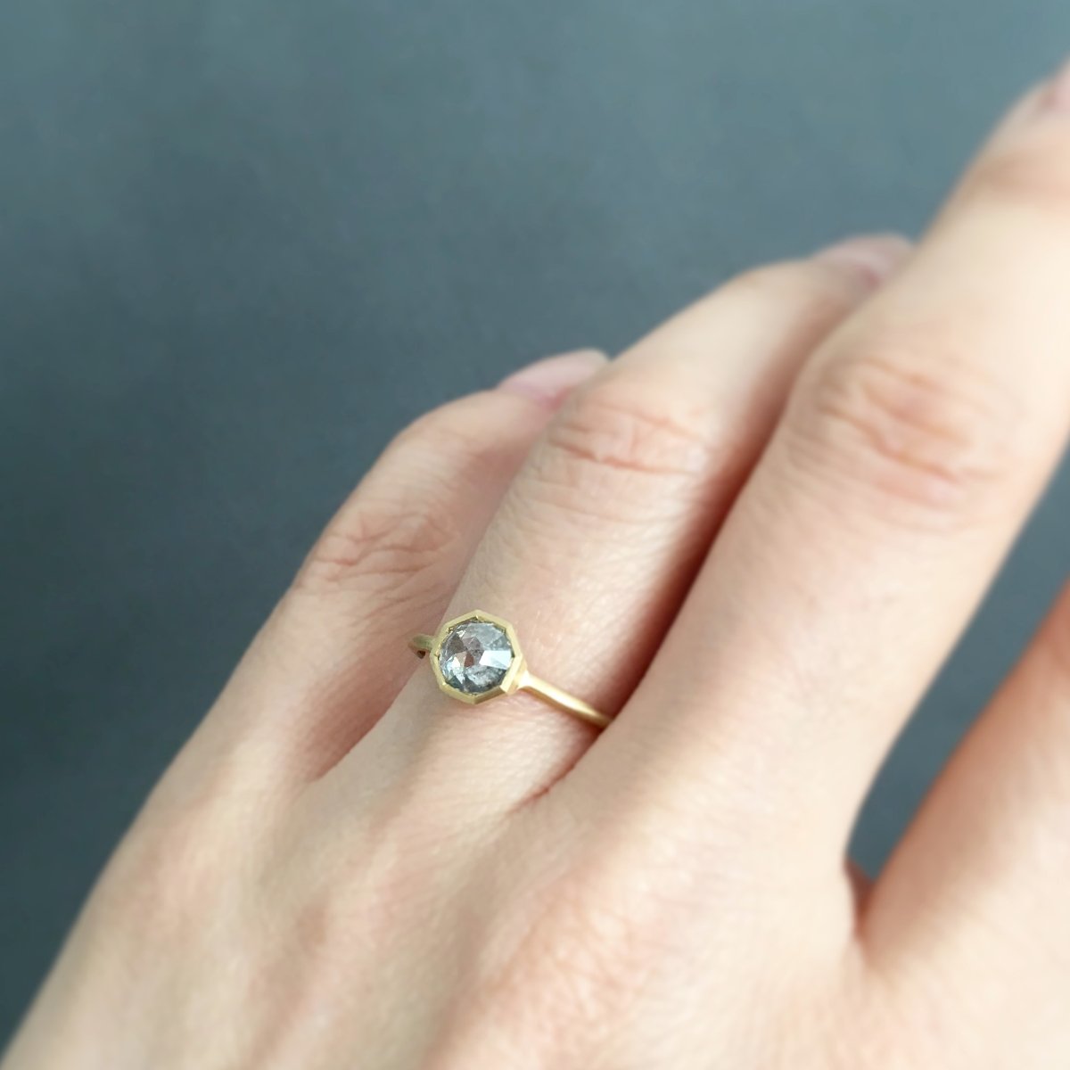 18K Yellow Gold on Model