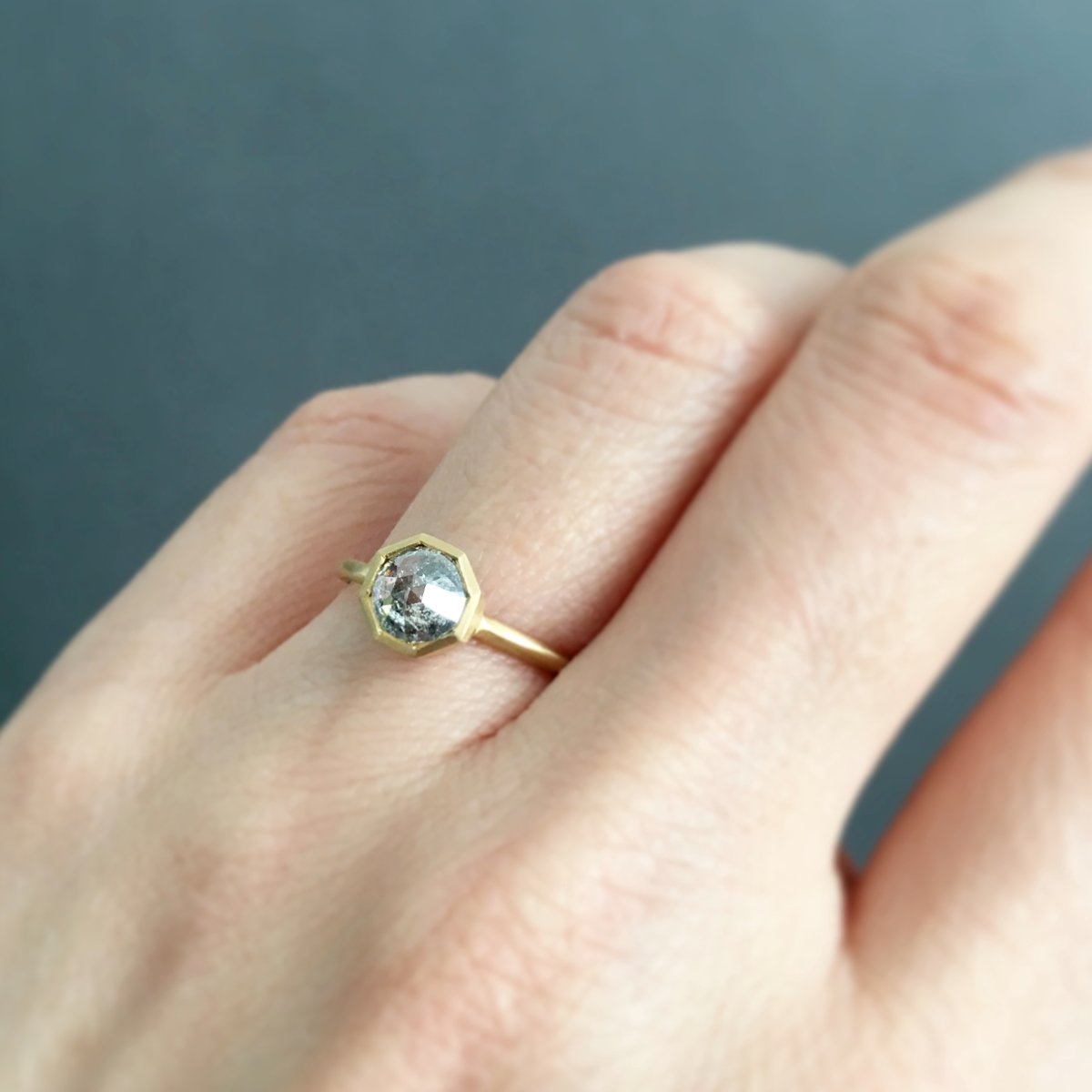 18K Yellow Gold on Model