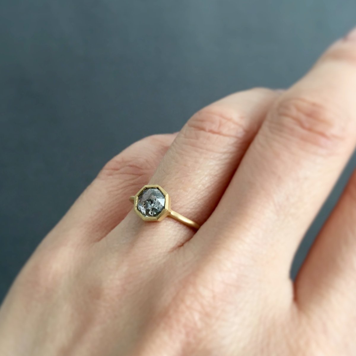 18K Yellow Gold on Model