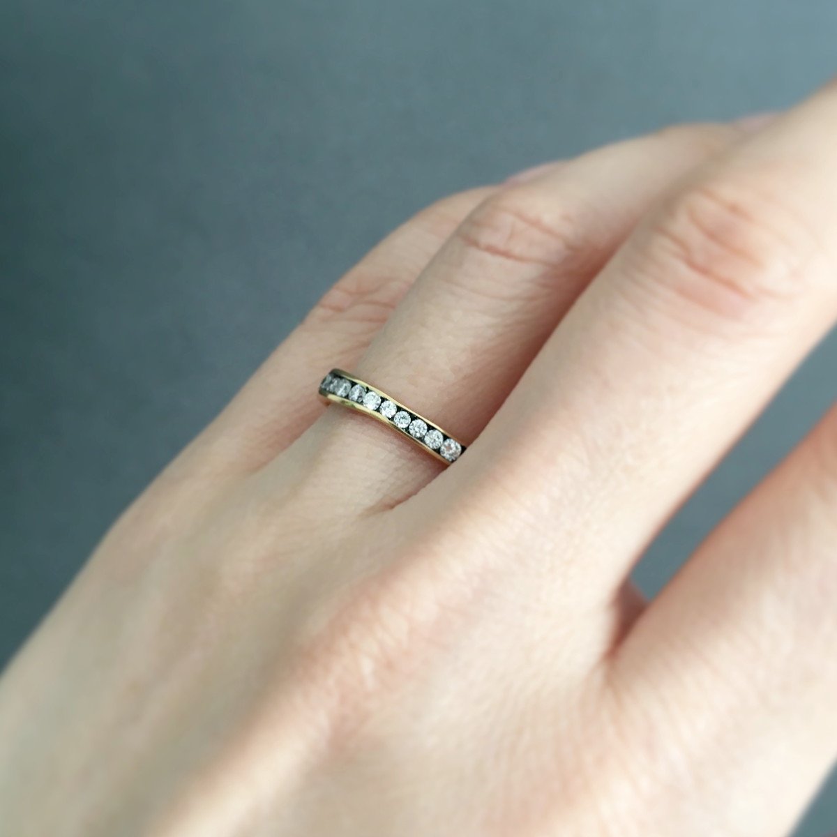 18K Yellow Gold on Model