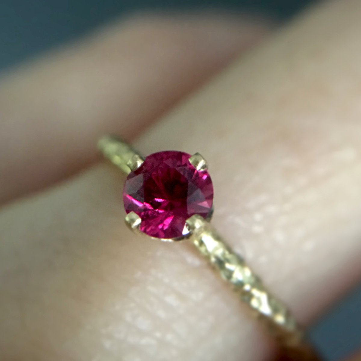 18K Yellow Gold on Model