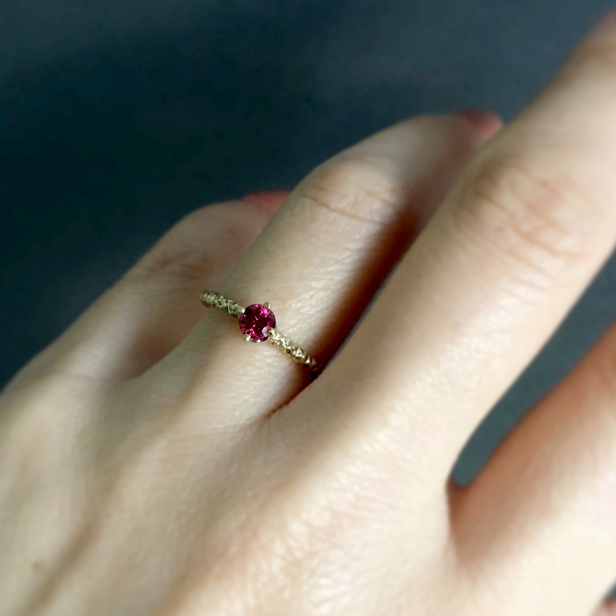 18K Yellow Gold on Model