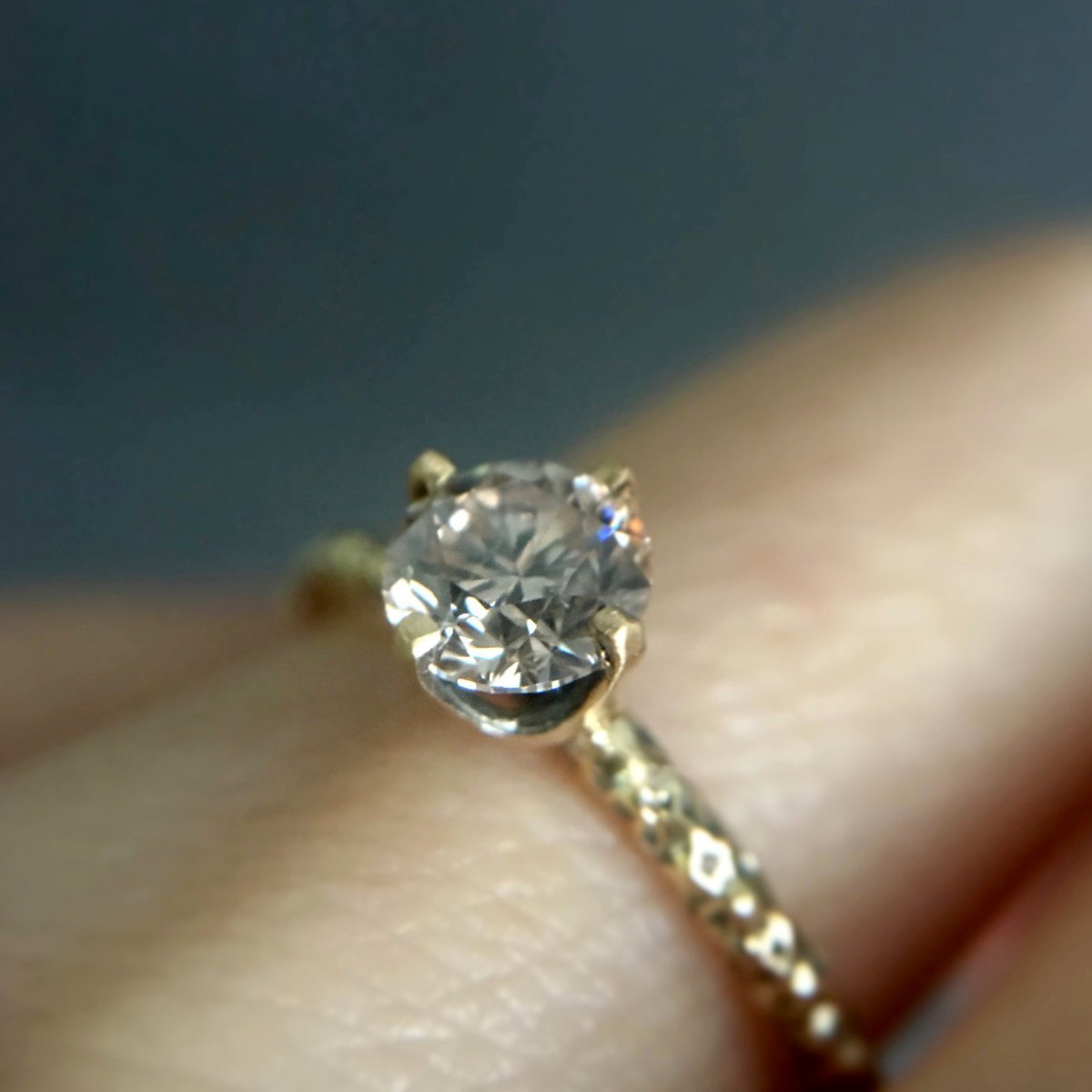 18K Yellow Gold on Model