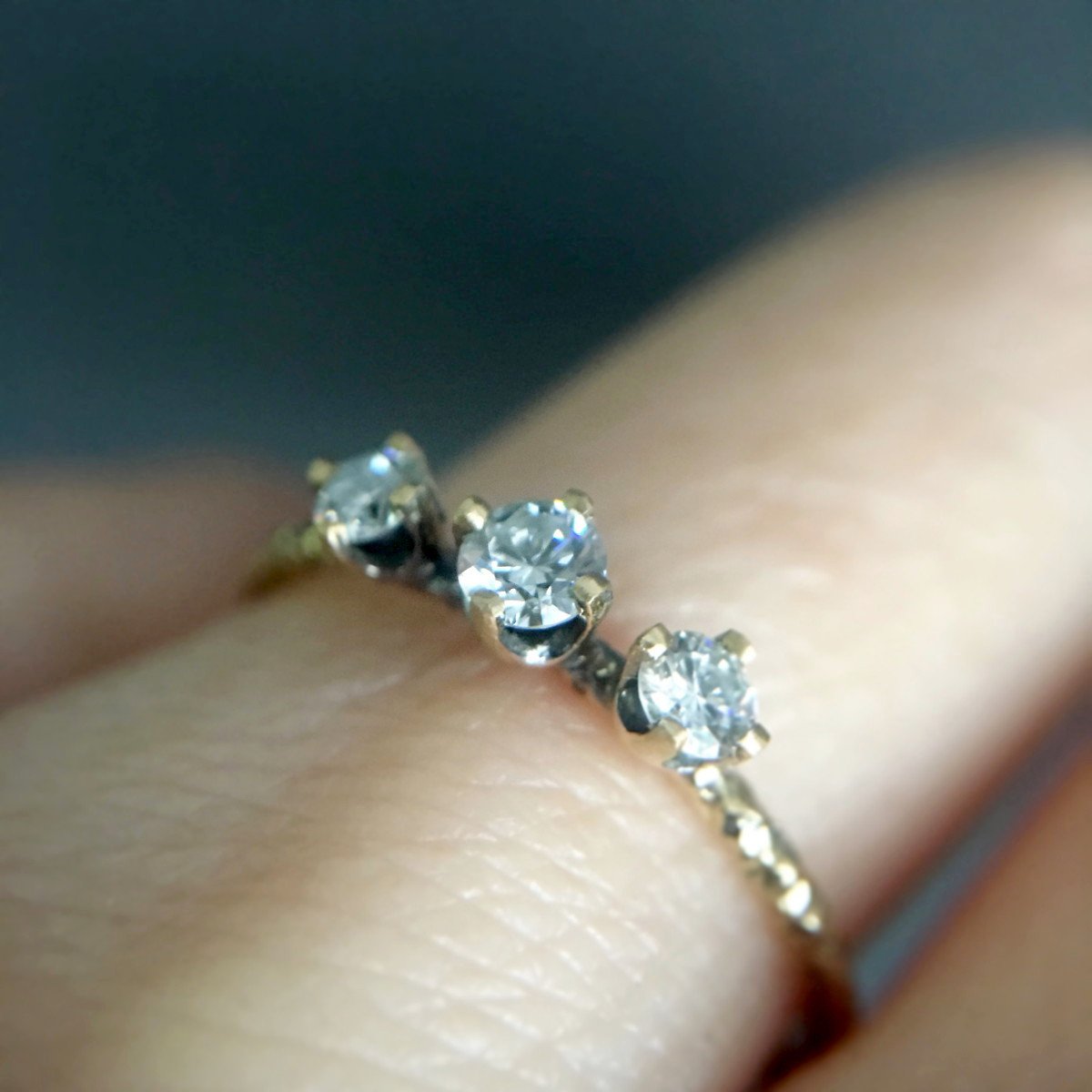 18K Yellow Gold on Model