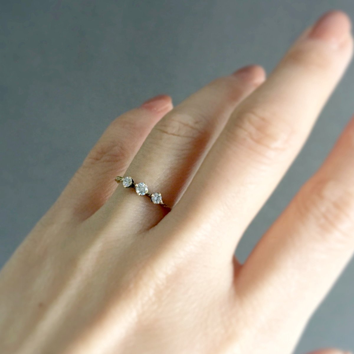 18K Yellow Gold on Model