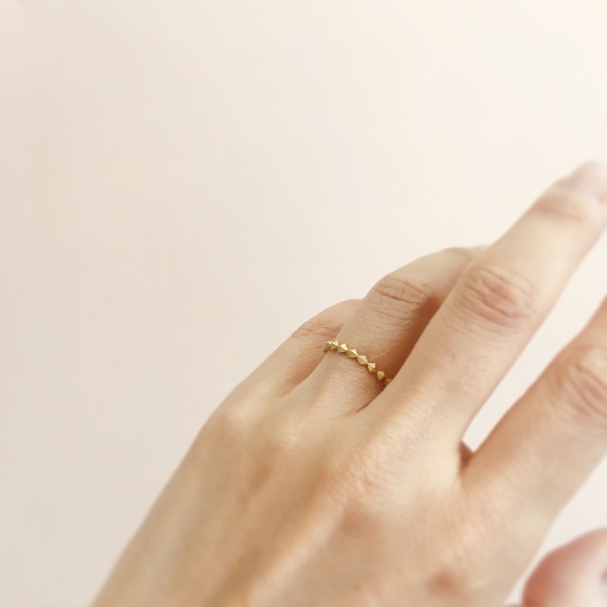 18K Yellow Gold on Model