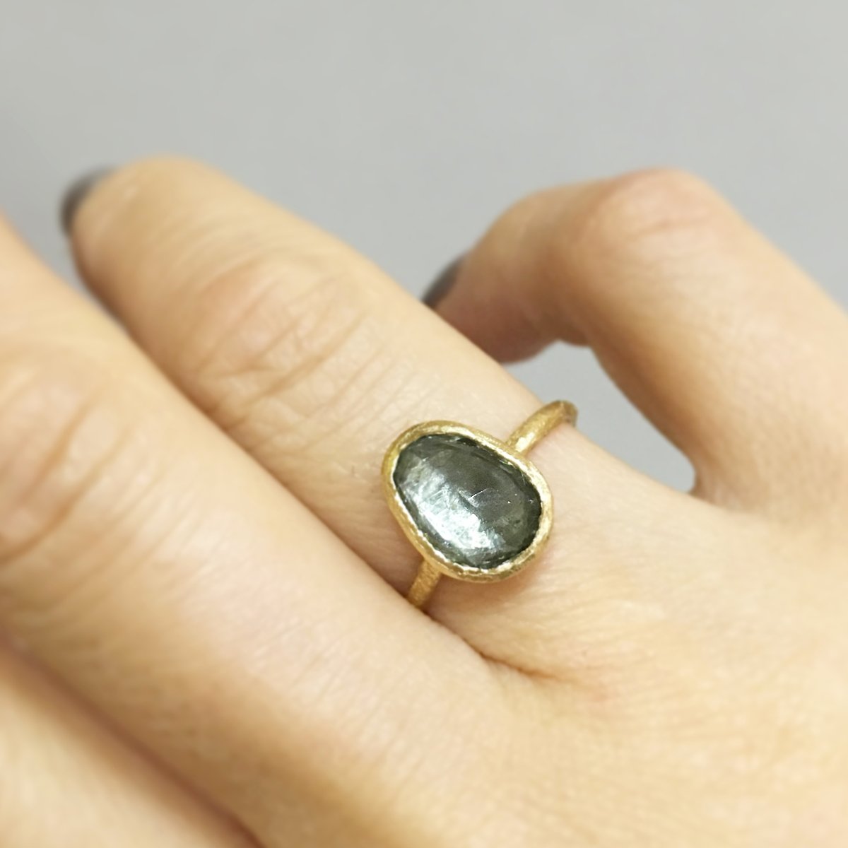 18K Yellow Gold on Model