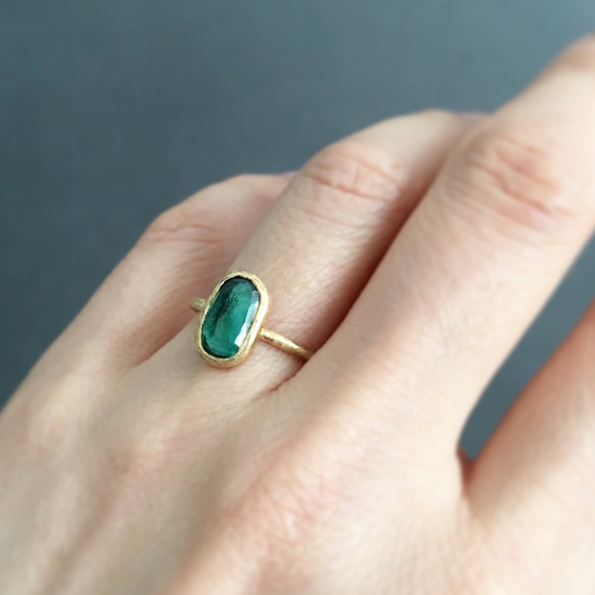 18K Yellow Gold on Model