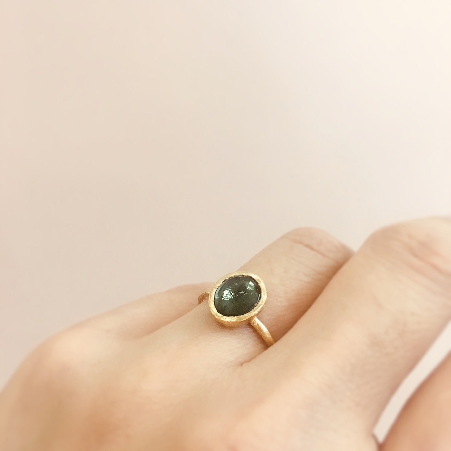 18K Yellow Gold - on 1