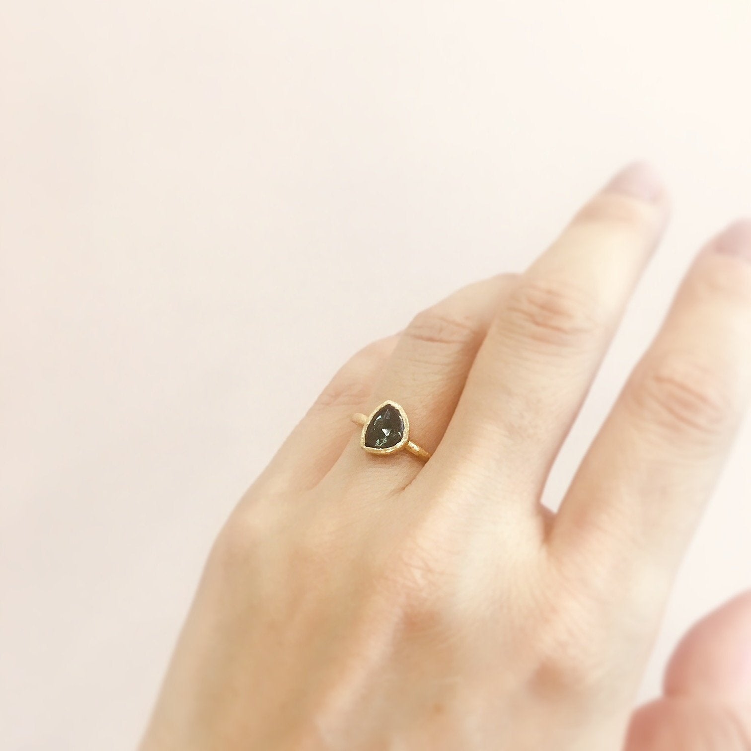 18K Yellow Gold - on 1