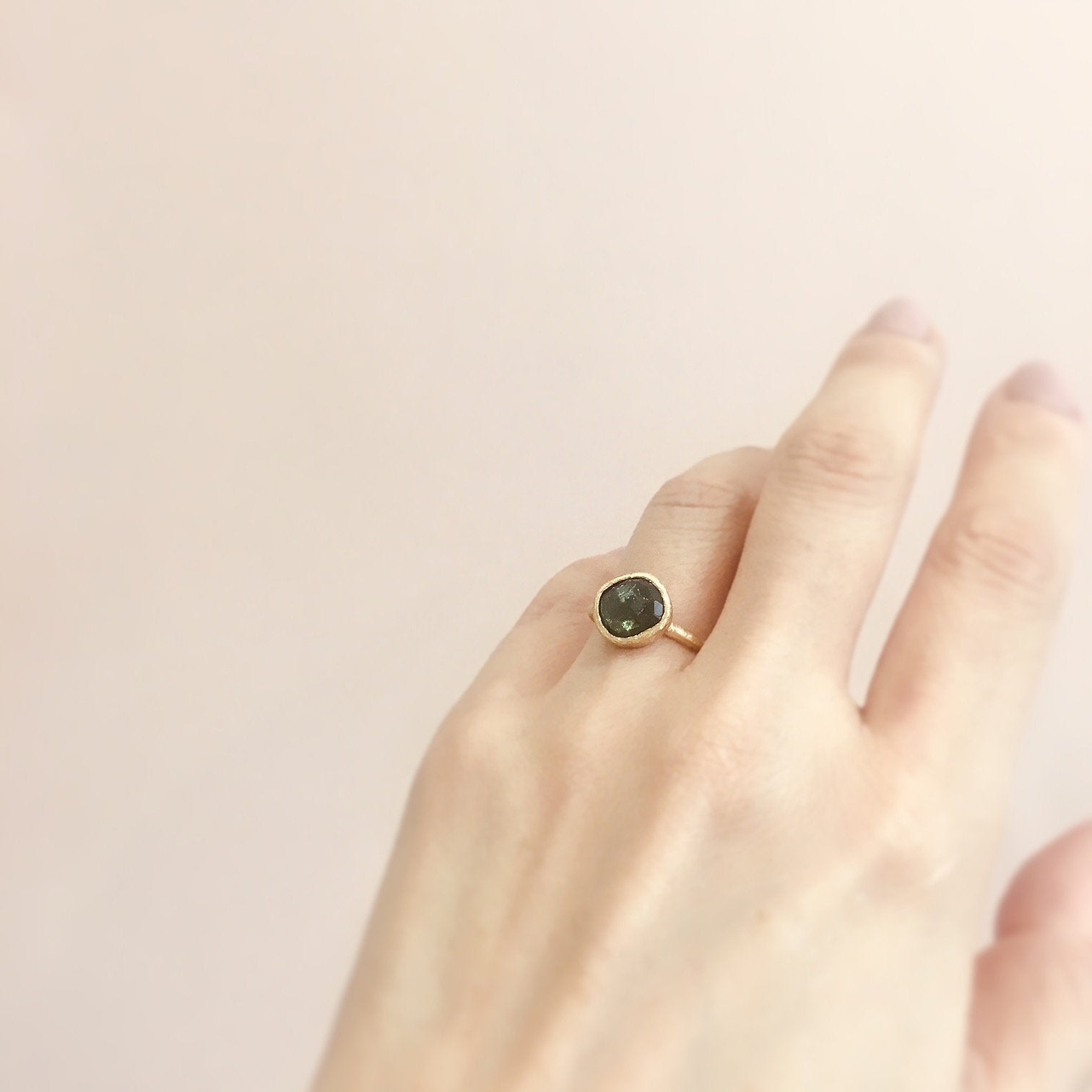 18K Yellow Gold - on 2