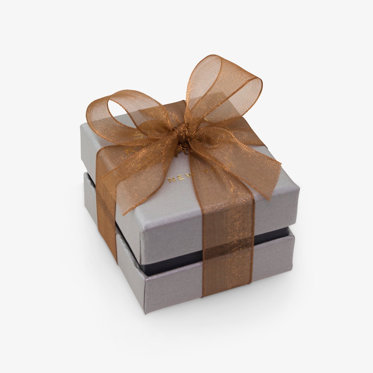 Paper Ring Box with Ribbon