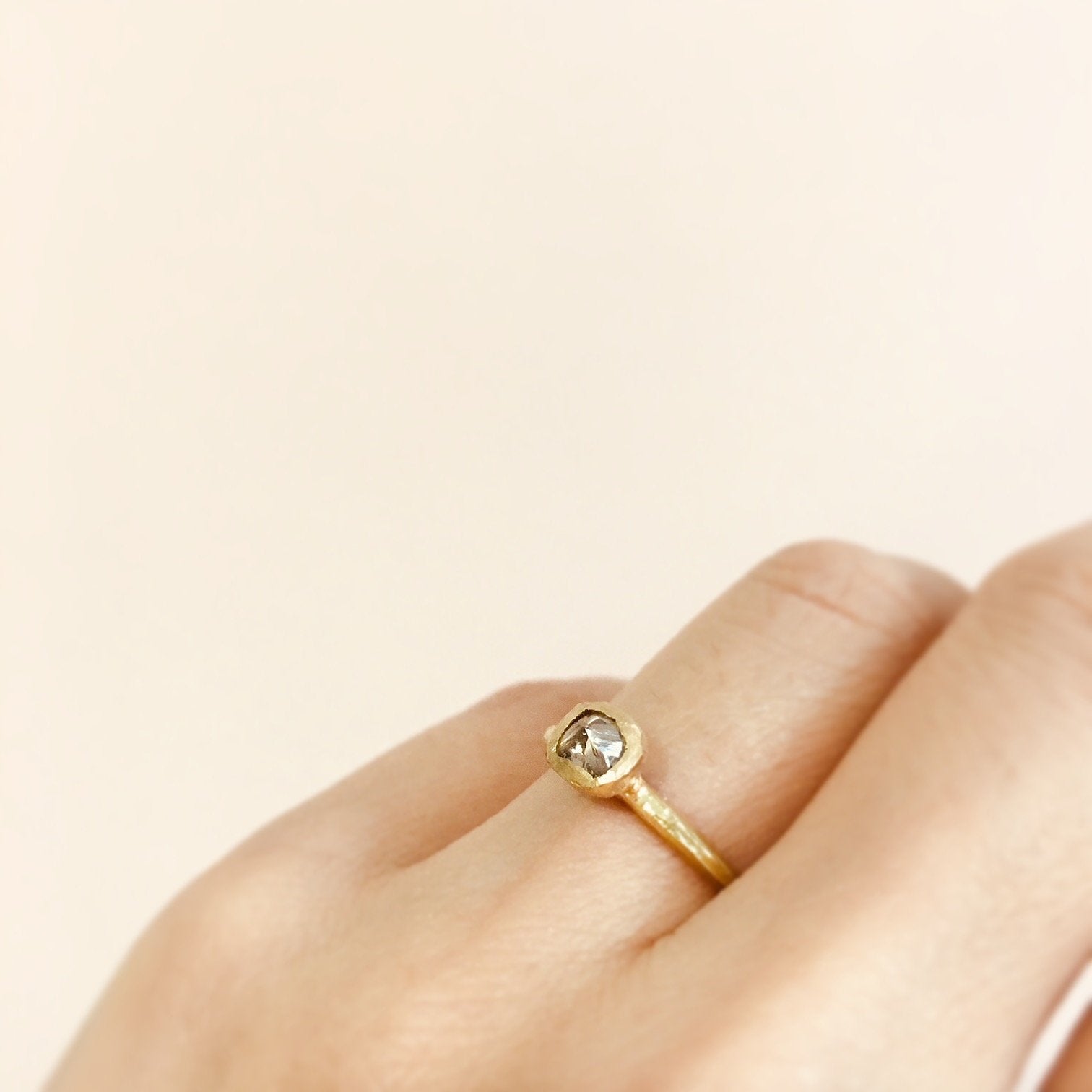18K Yellow Gold - on 1