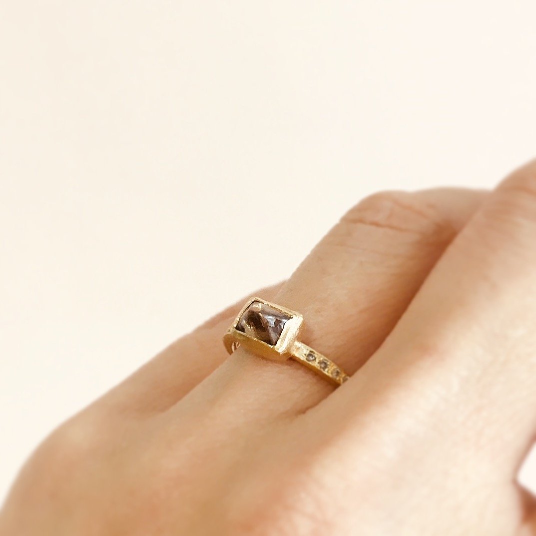 18K Yellow Gold - on 1