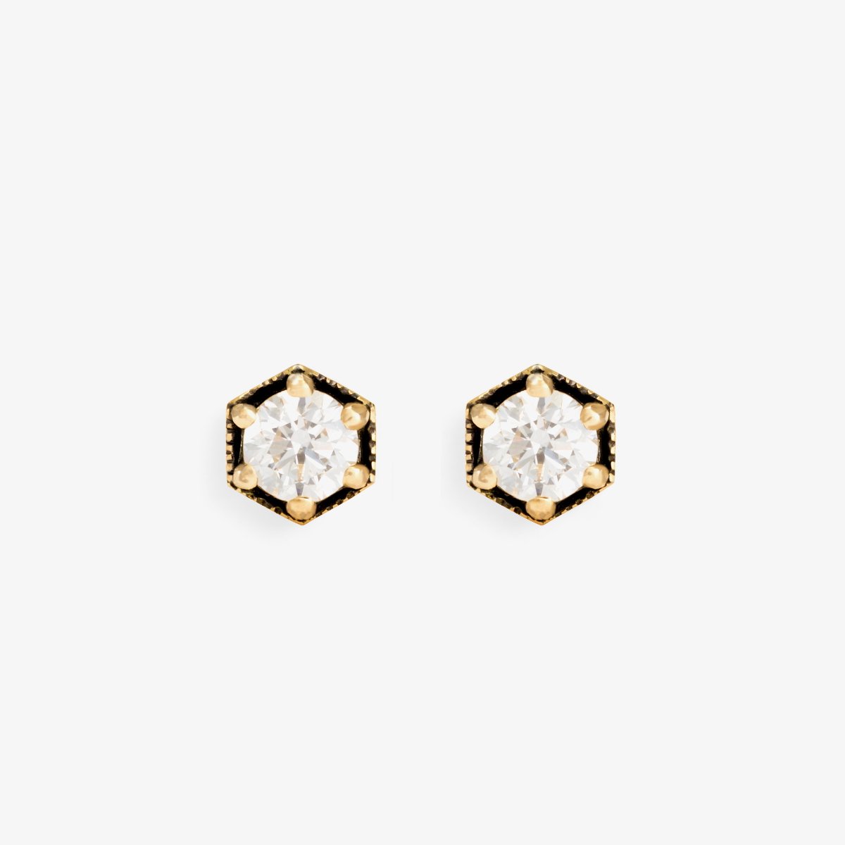 18K Yellow Gold (w/Black Rhodium)