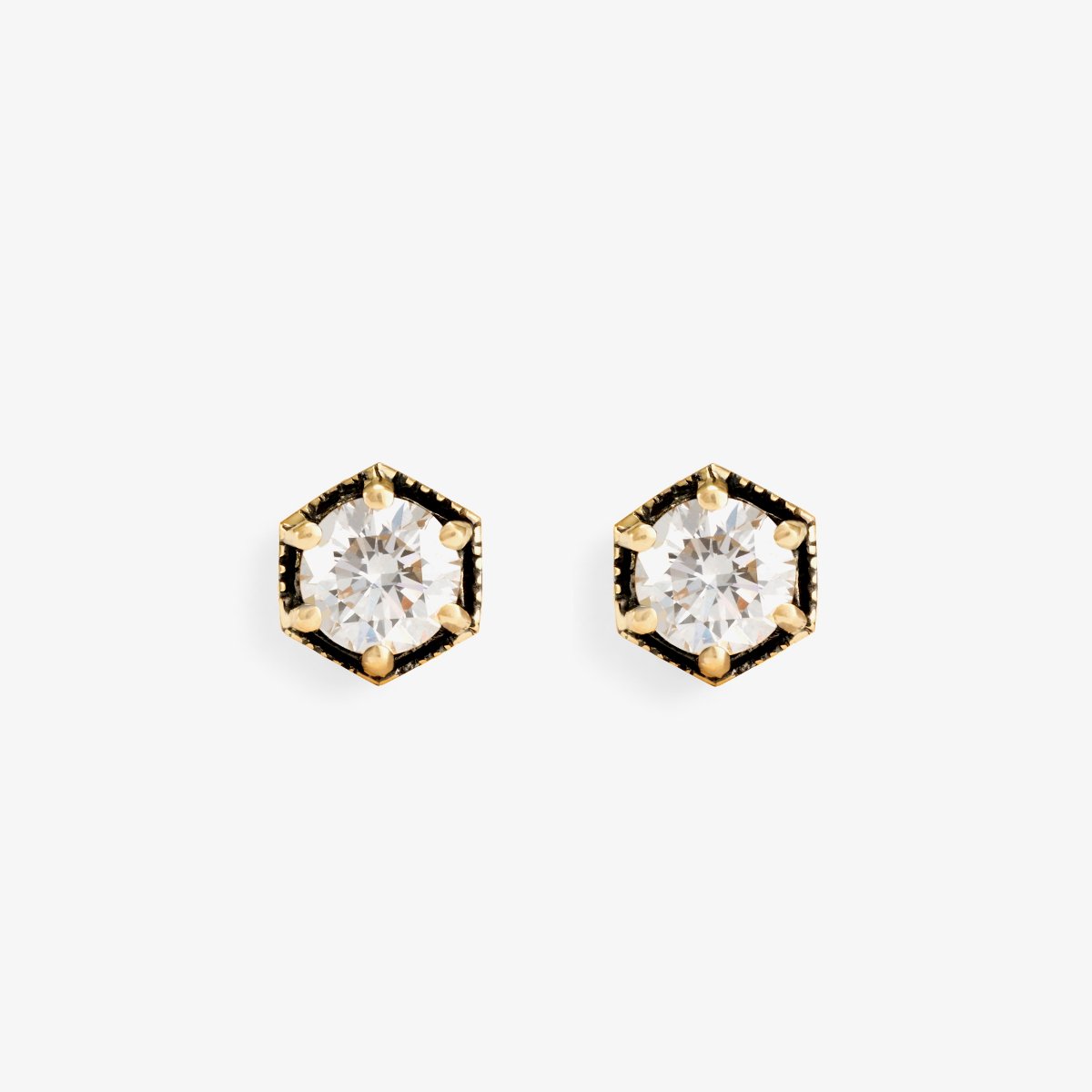 18K Yellow Gold (w/Black Rhodium)