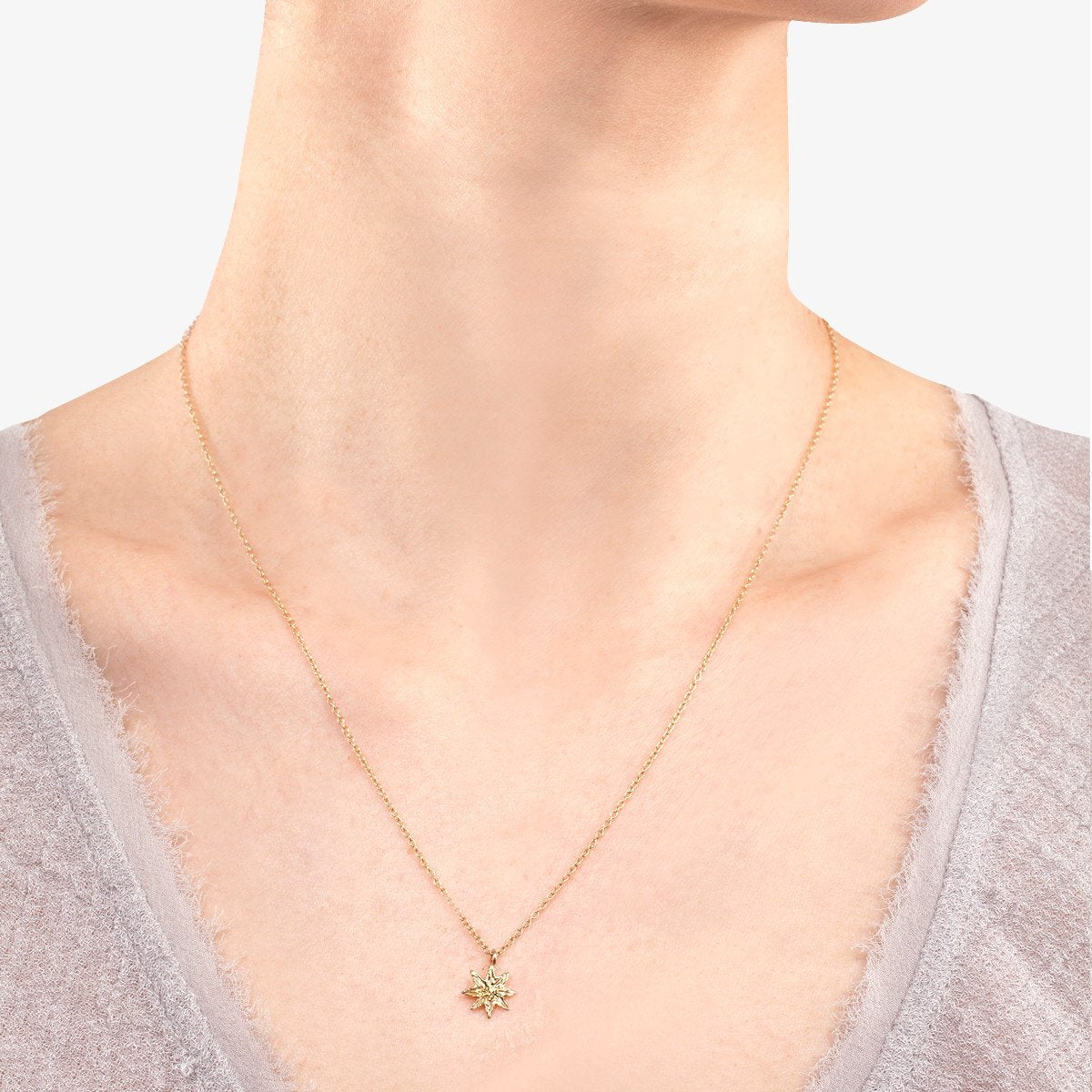 18K Yellow Gold on Model