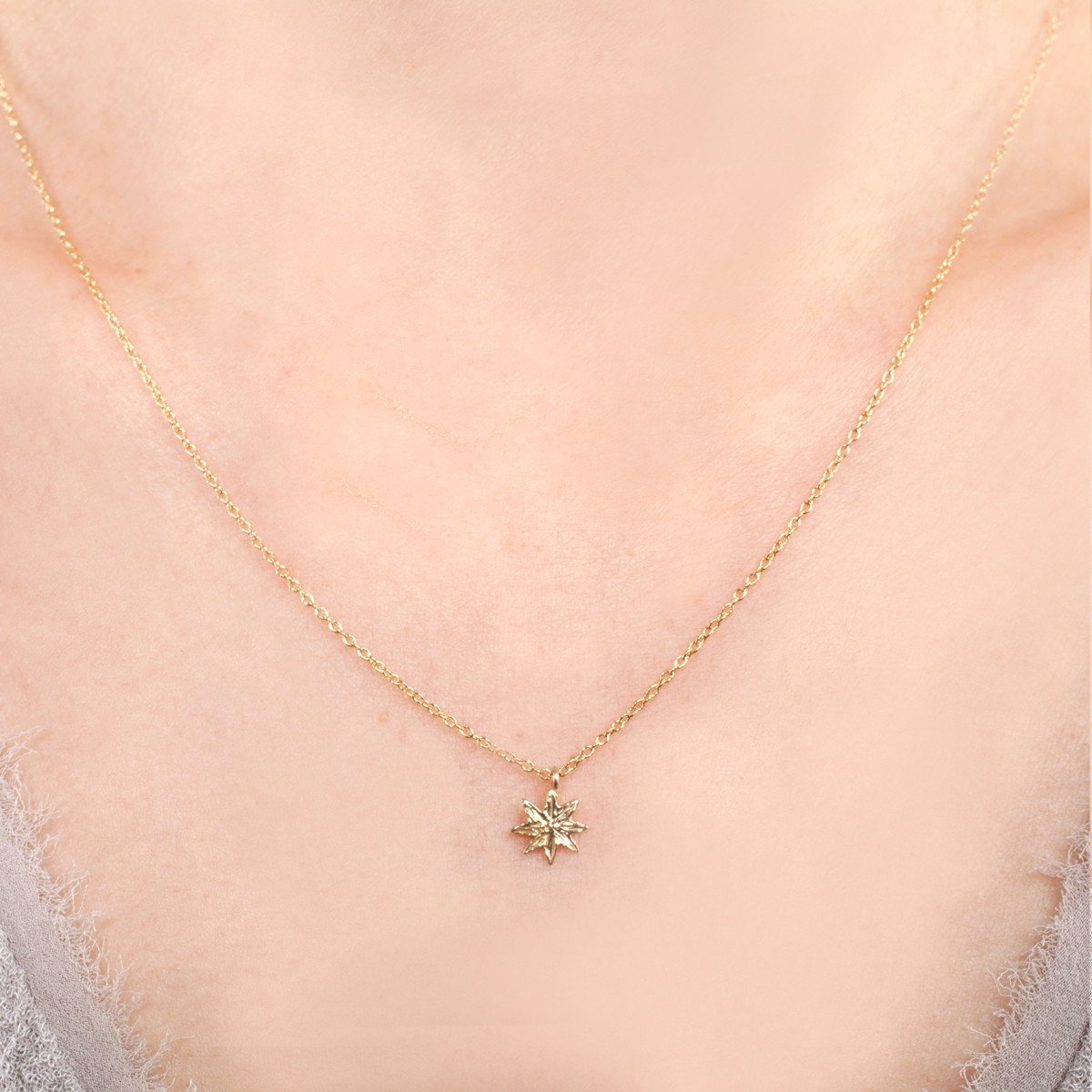 18K Yellow Gold on Model