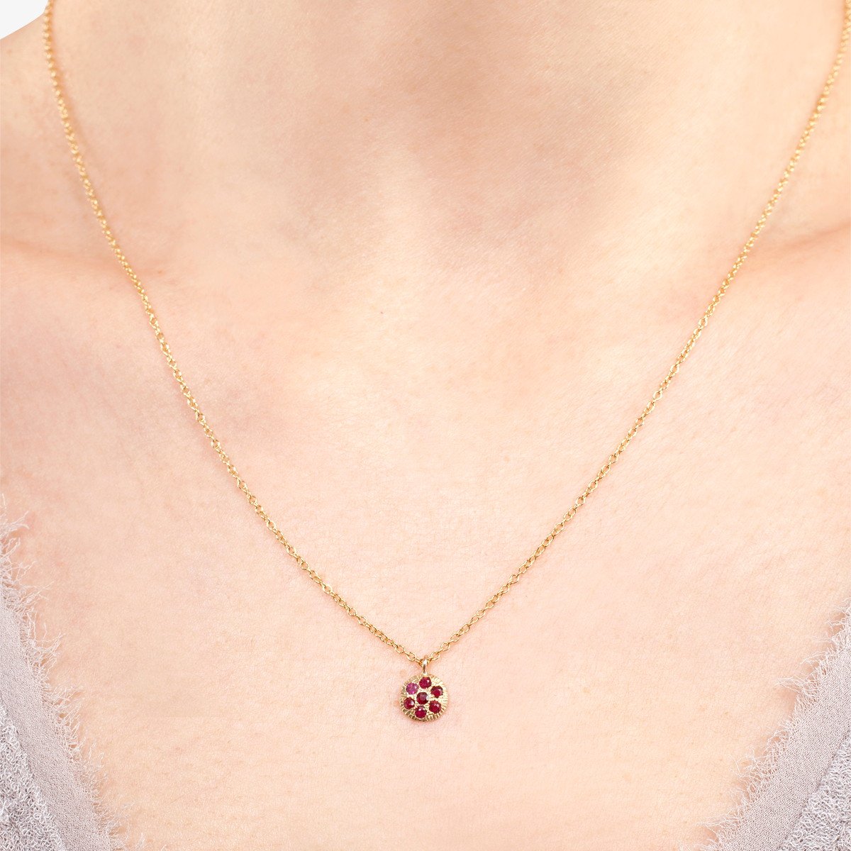 18K Yellow Gold on Model