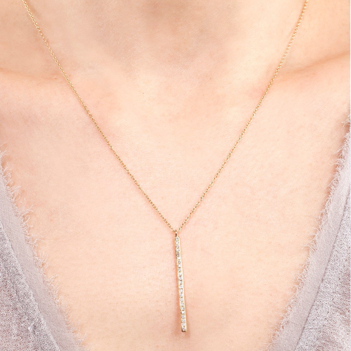 18K Yellow Gold on Model