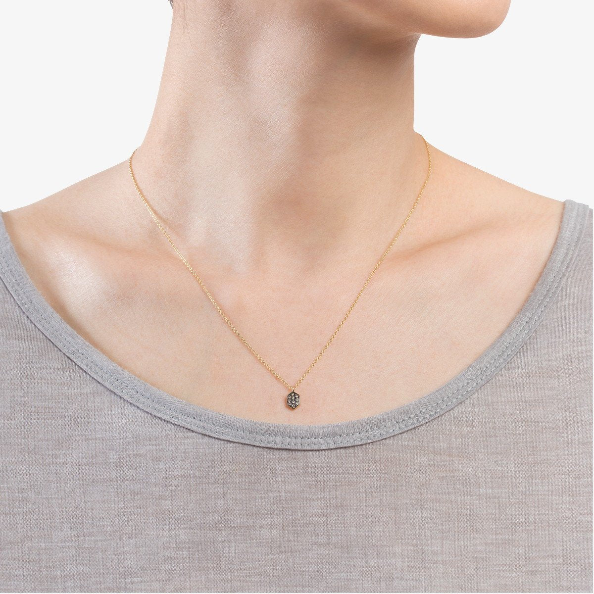18K Yellow Gold on Model