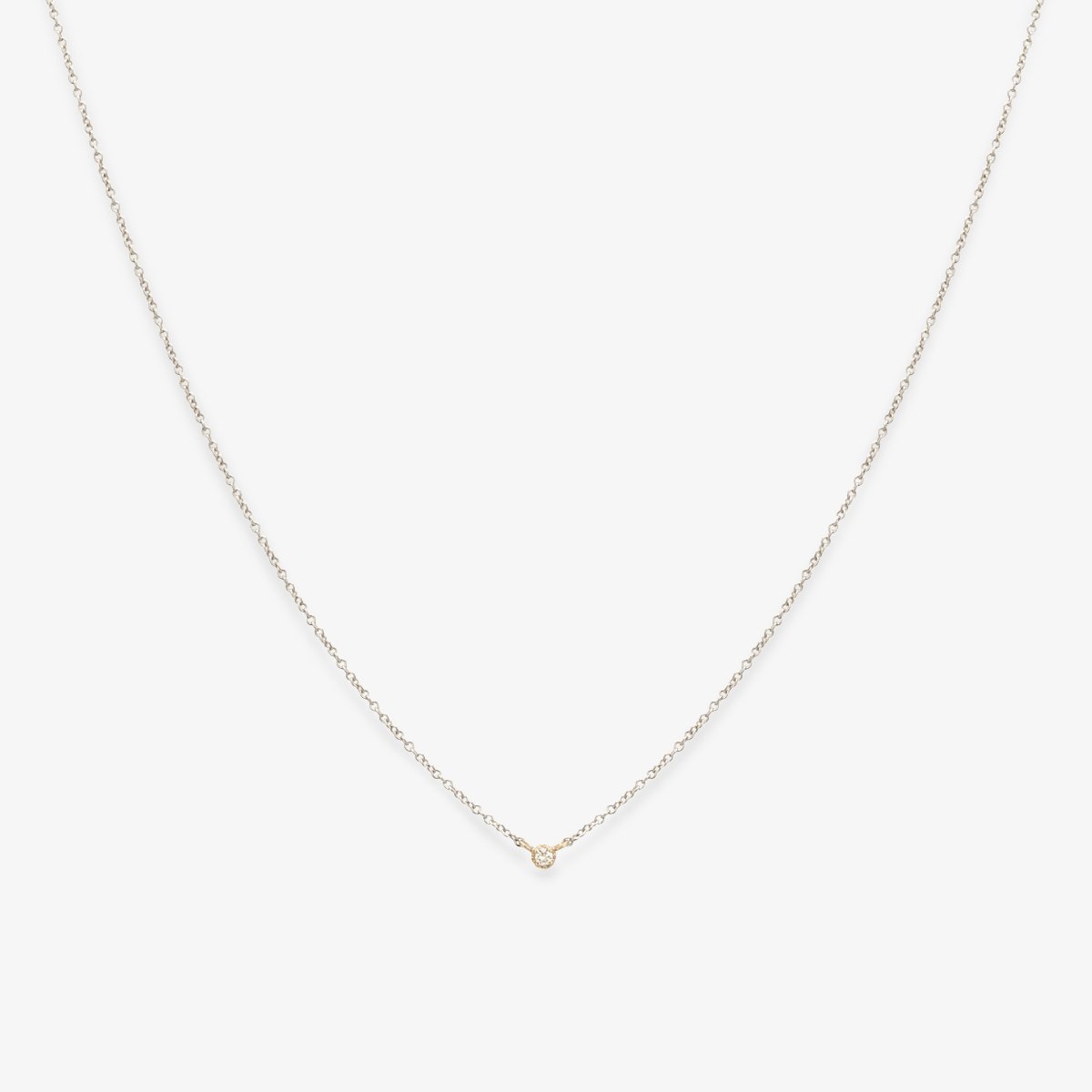 18K White Gold