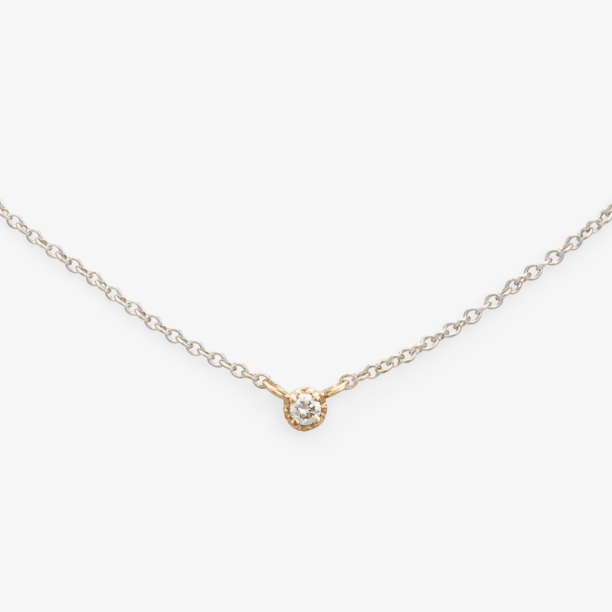 18K White Gold