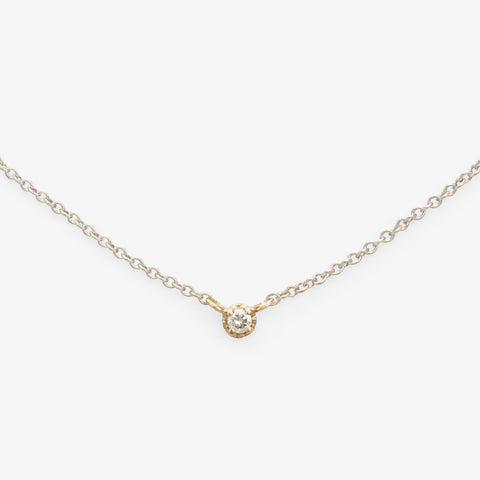 18K White Gold