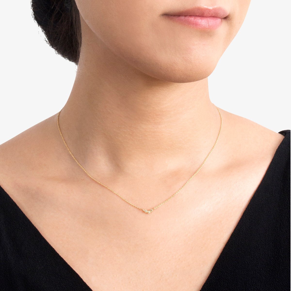 18K Yellow Gold on Model