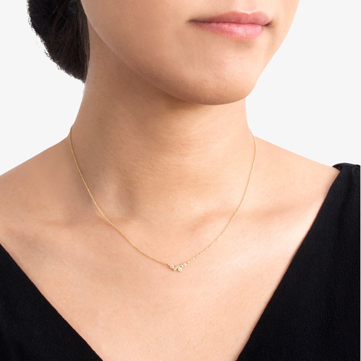 18K Yellow Gold on Model