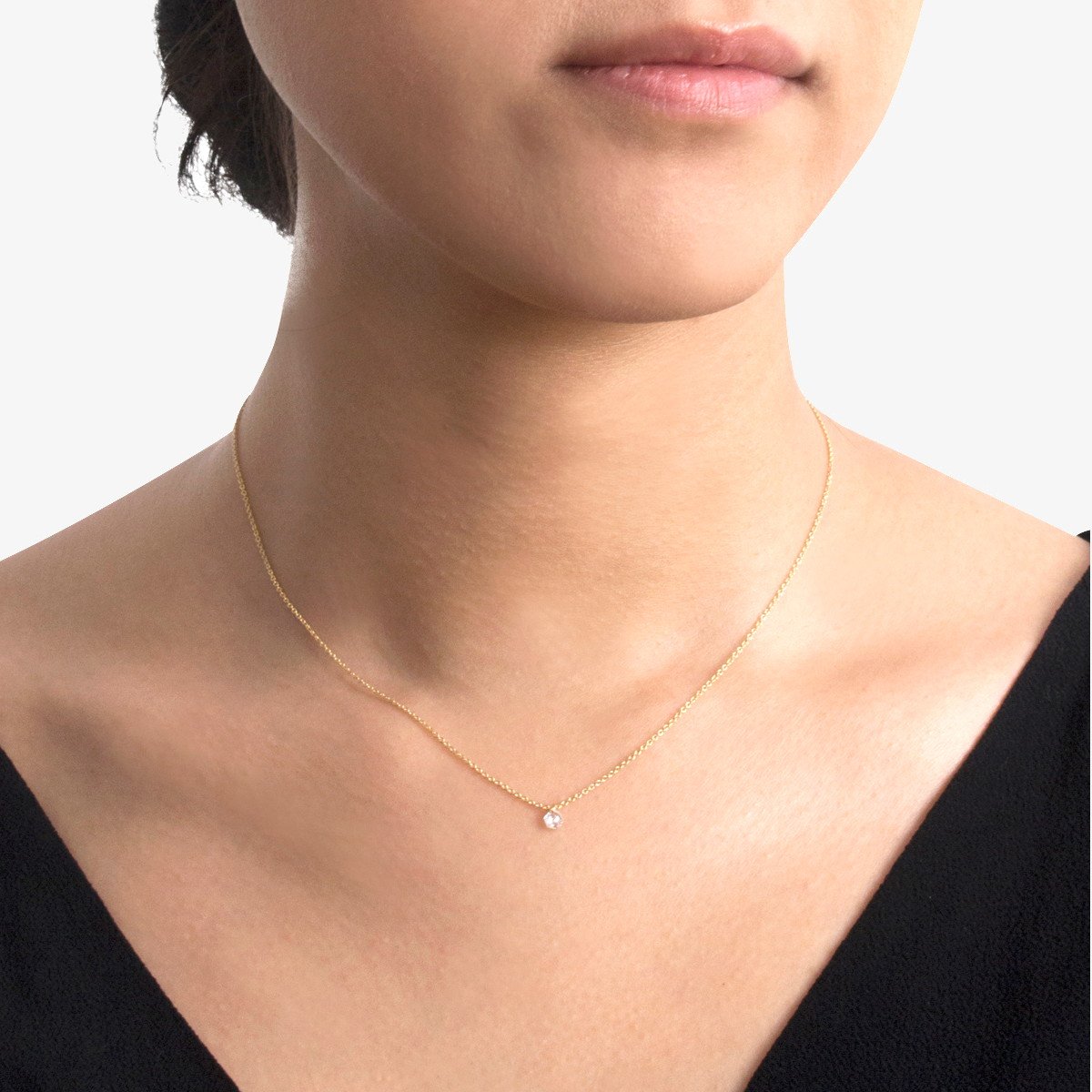 18K Yellow Gold on Model