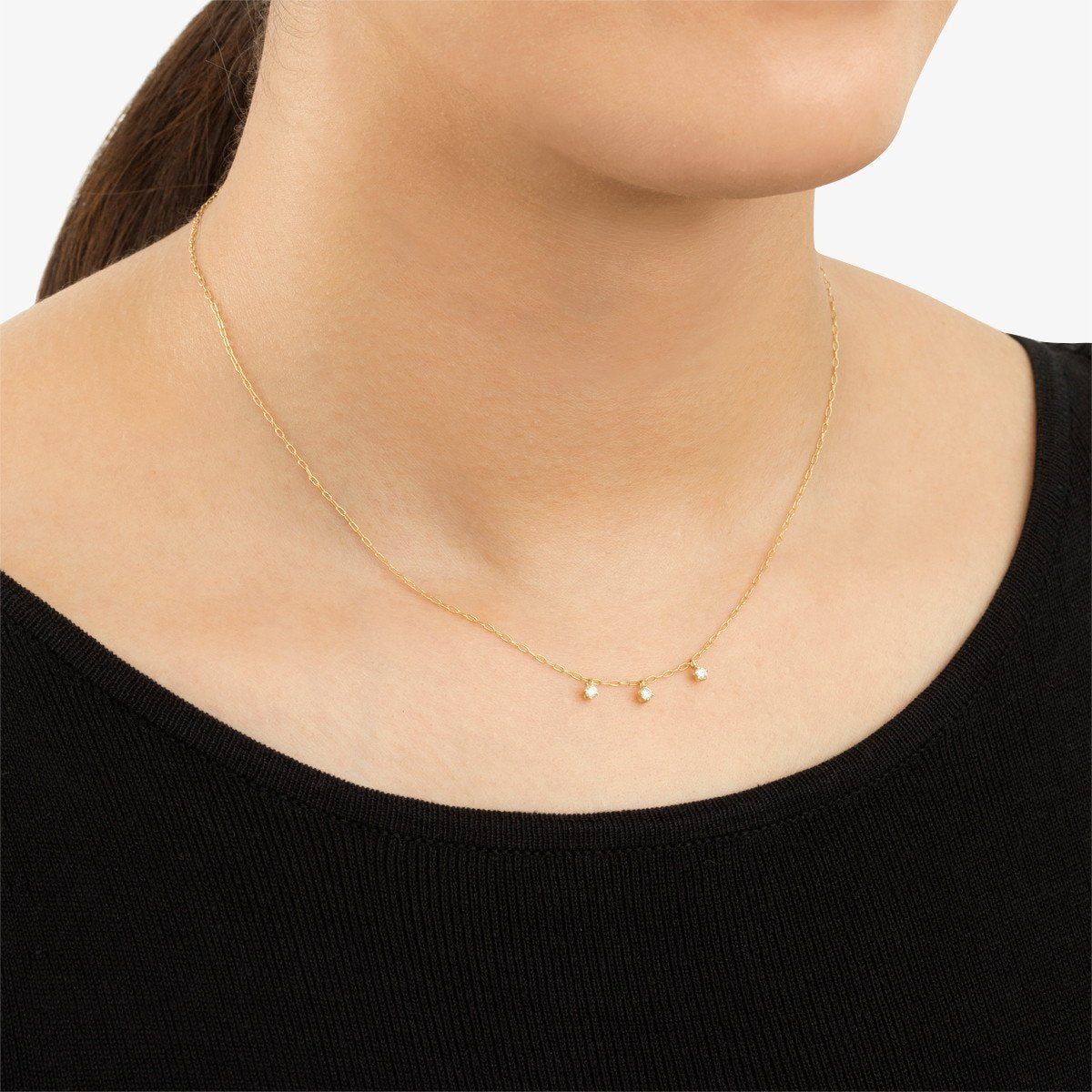 18K Yellow Gold on Model