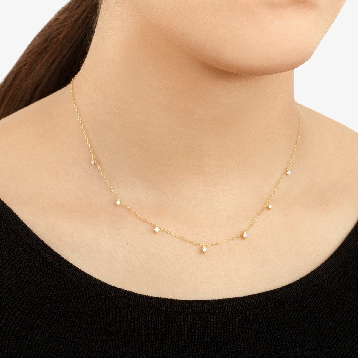 18K Yellow Gold on Model