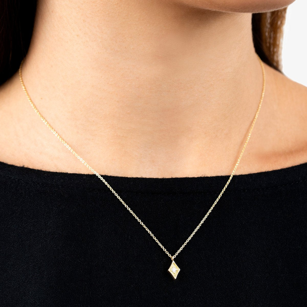 18K Yellow Gold on Model