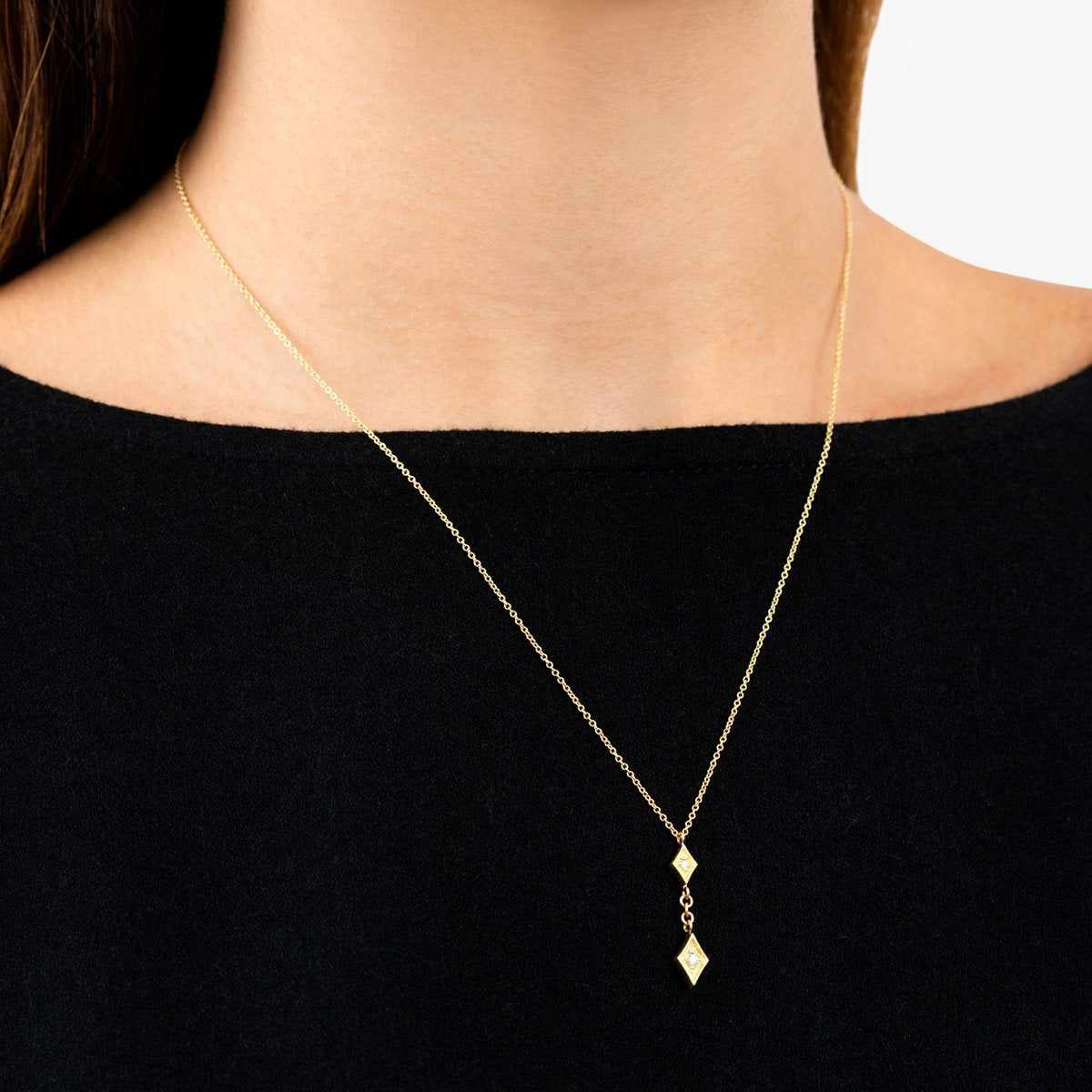 18K Yellow Gold on Model