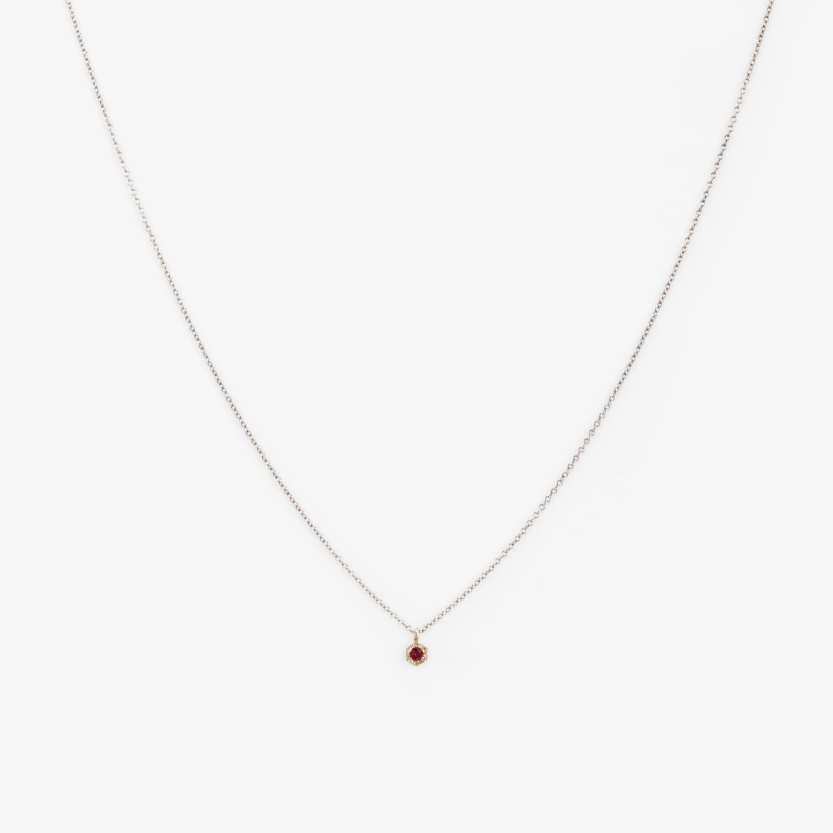 18K White Gold