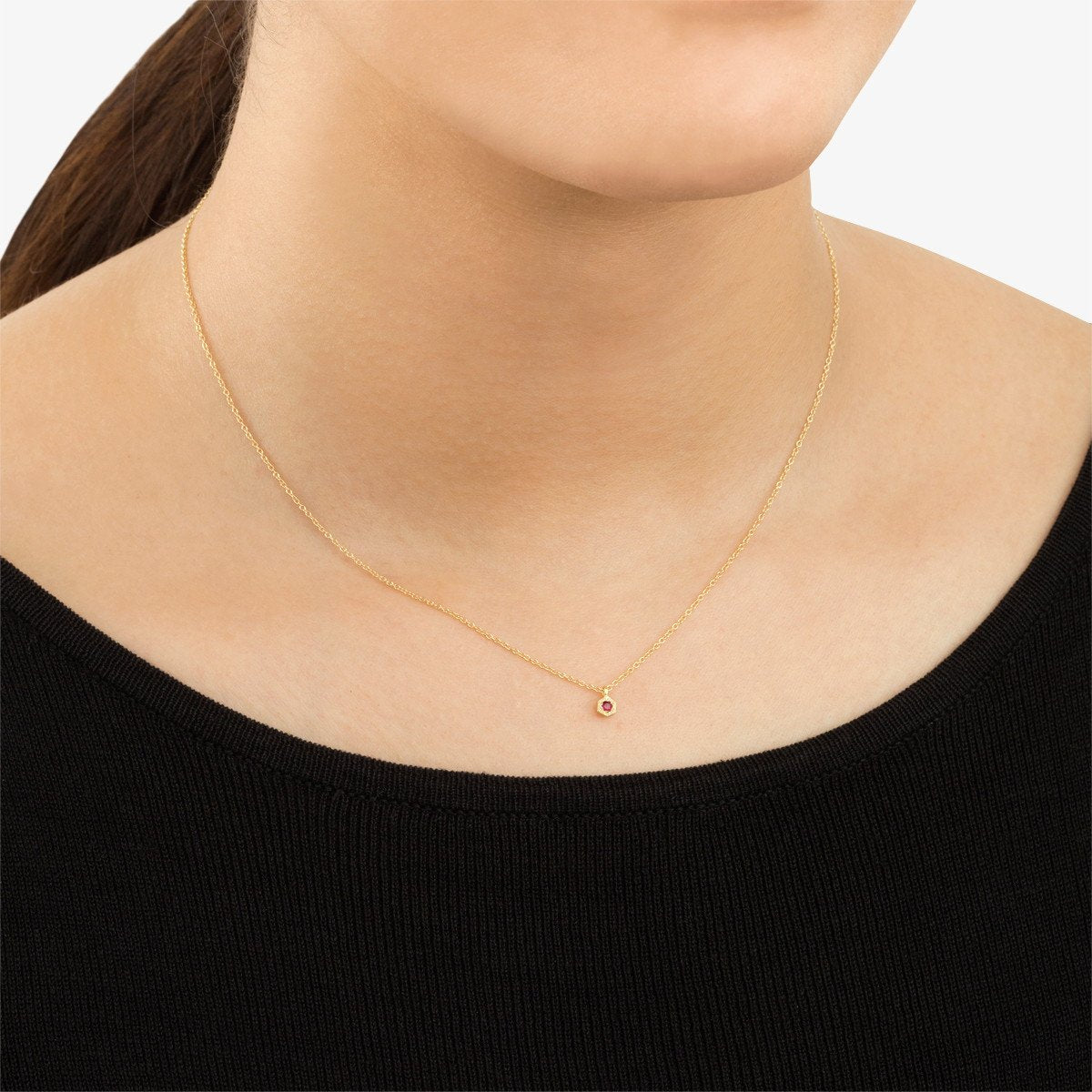 18K Yellow Gold on Model