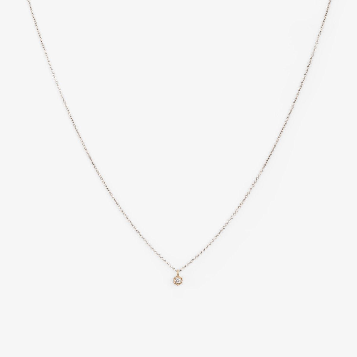 18K White Gold