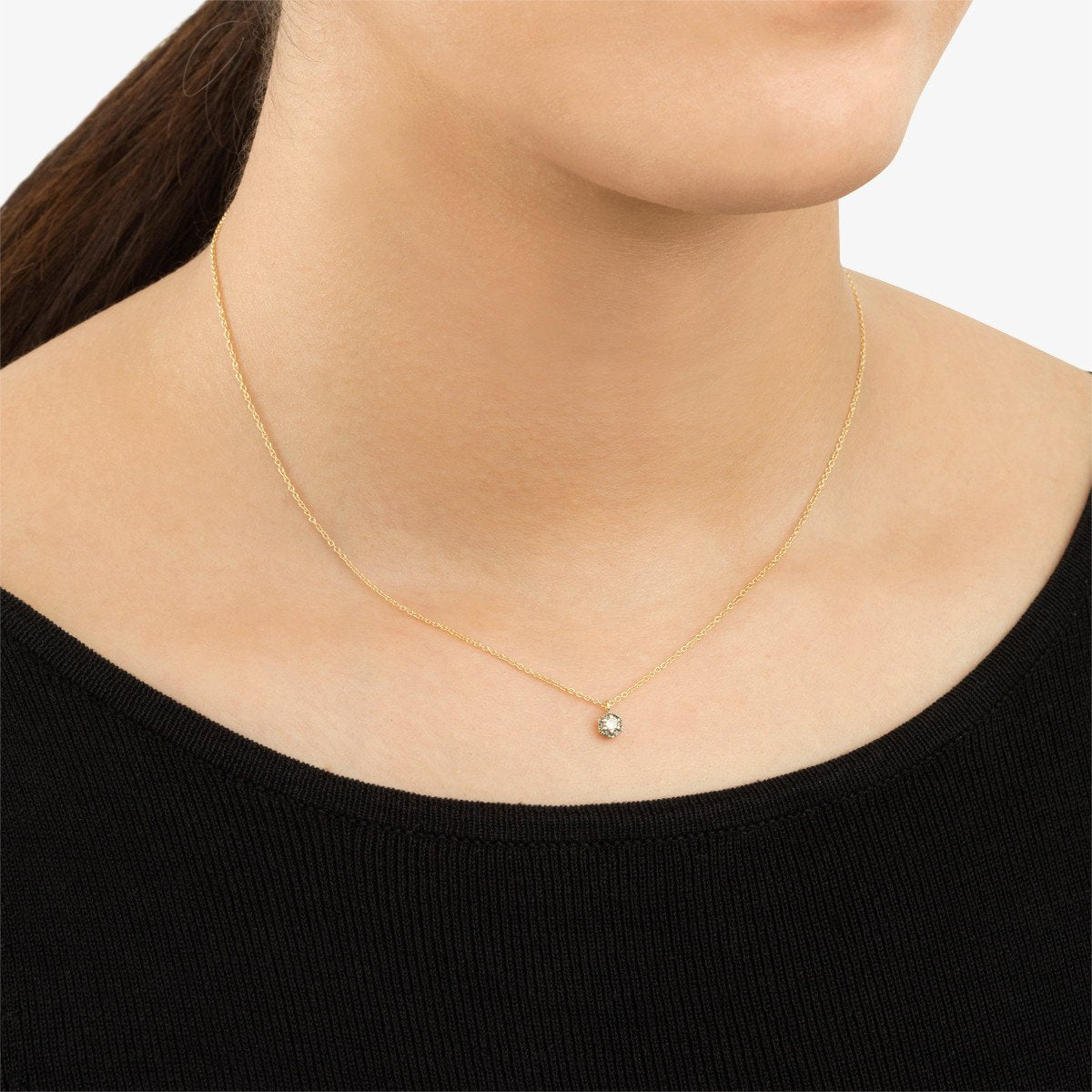 18K Yellow Gold on Model
