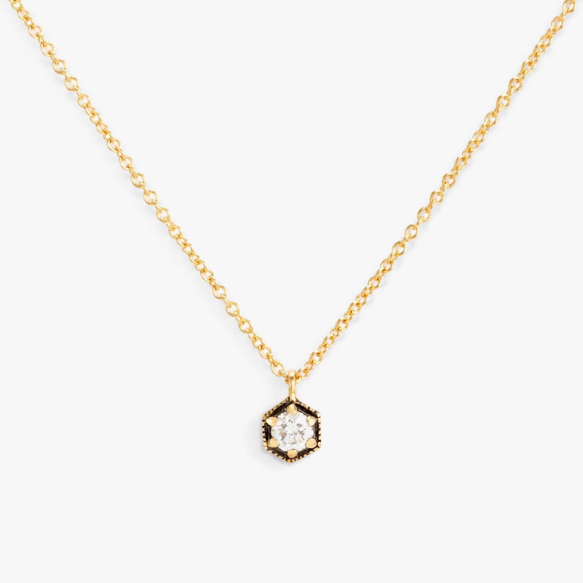 18K Yellow Gold (w/ Black Rhodium)