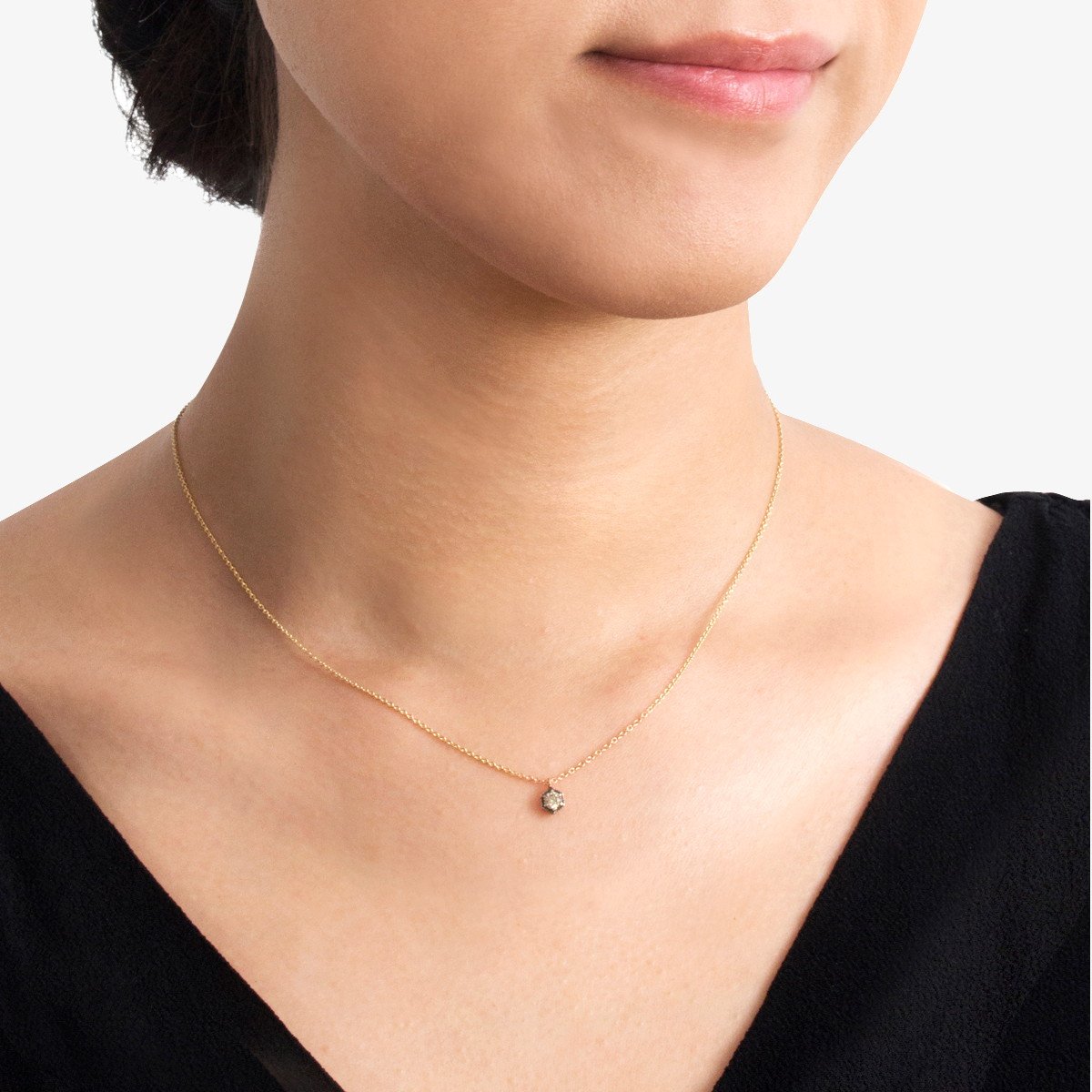 18K Rose Gold on Model