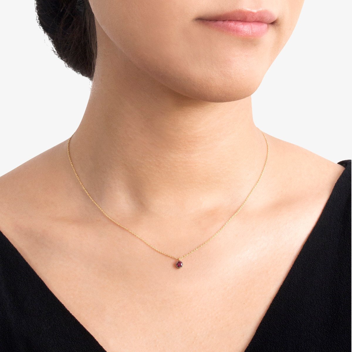 18K Yellow Gold on Model