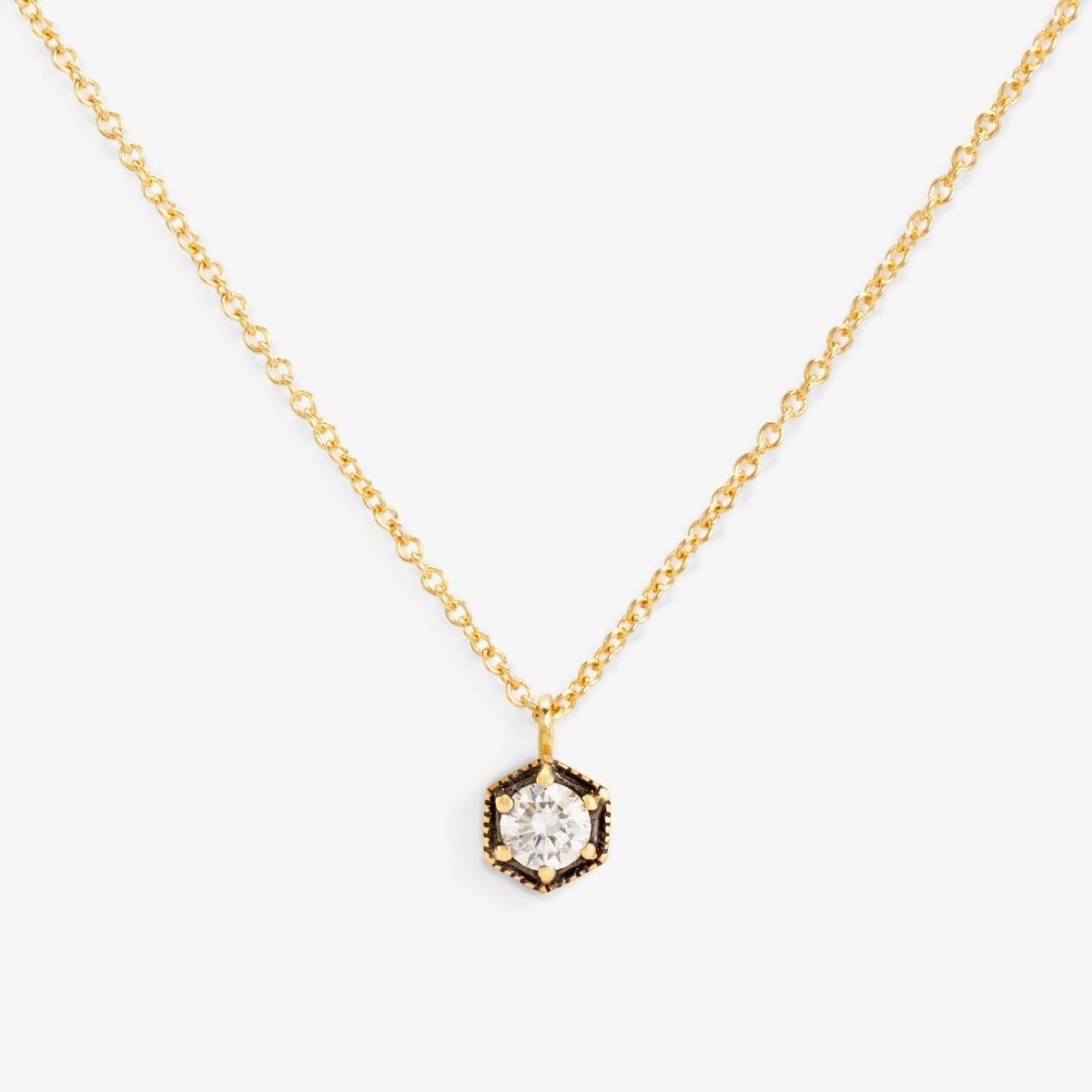18K Yellow Gold (w/ Black Rhodium)