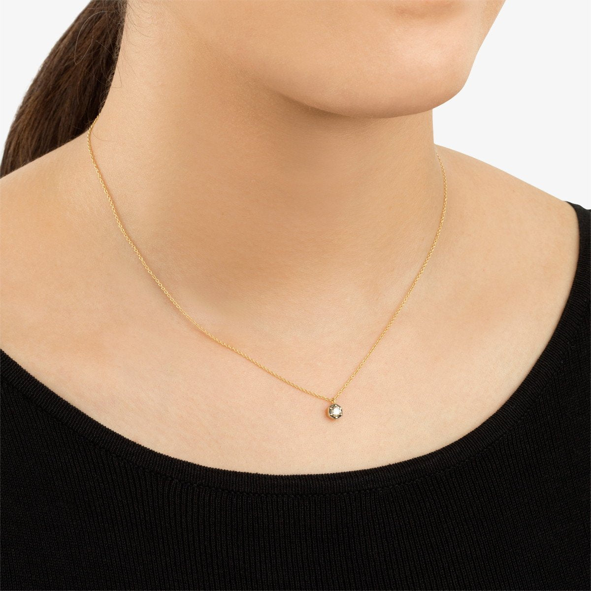 18K Yellow Gold on Model