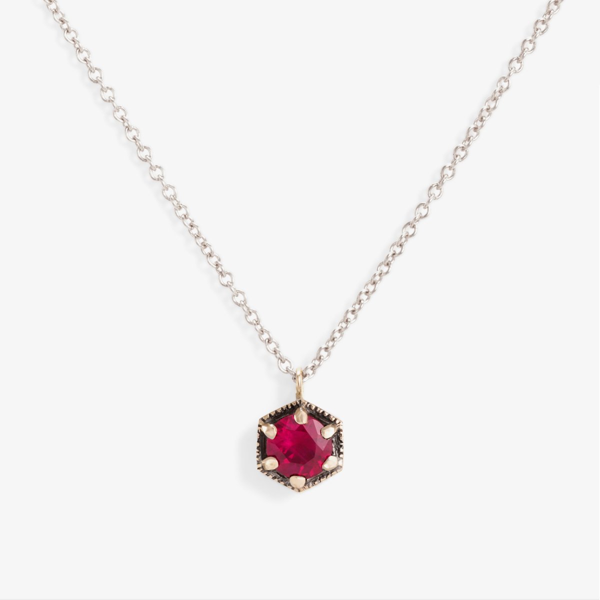 18K White Gold