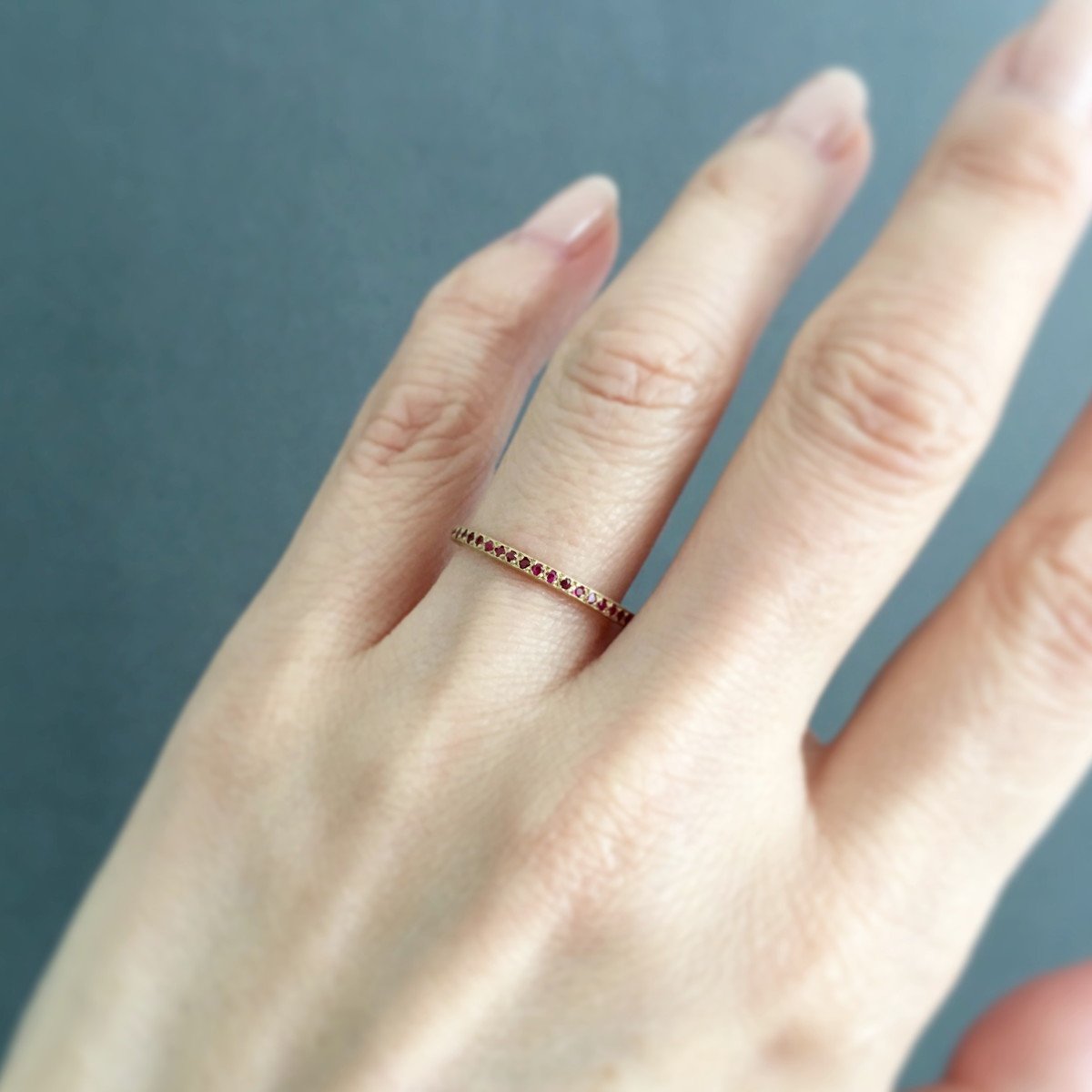 18K Yellow Gold on Model