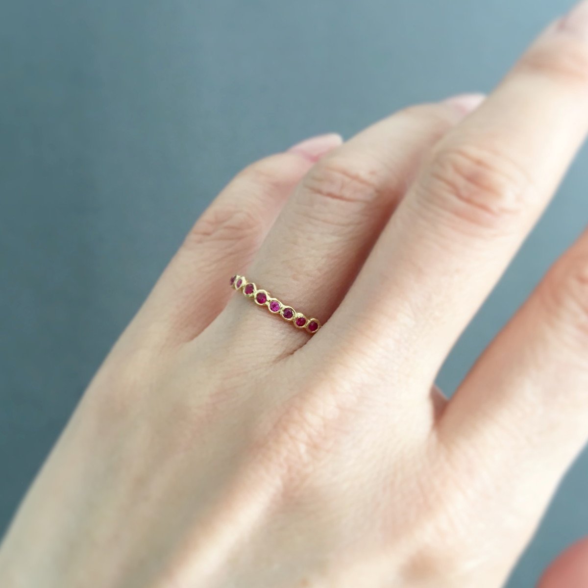 18K Yellow Gold on Model