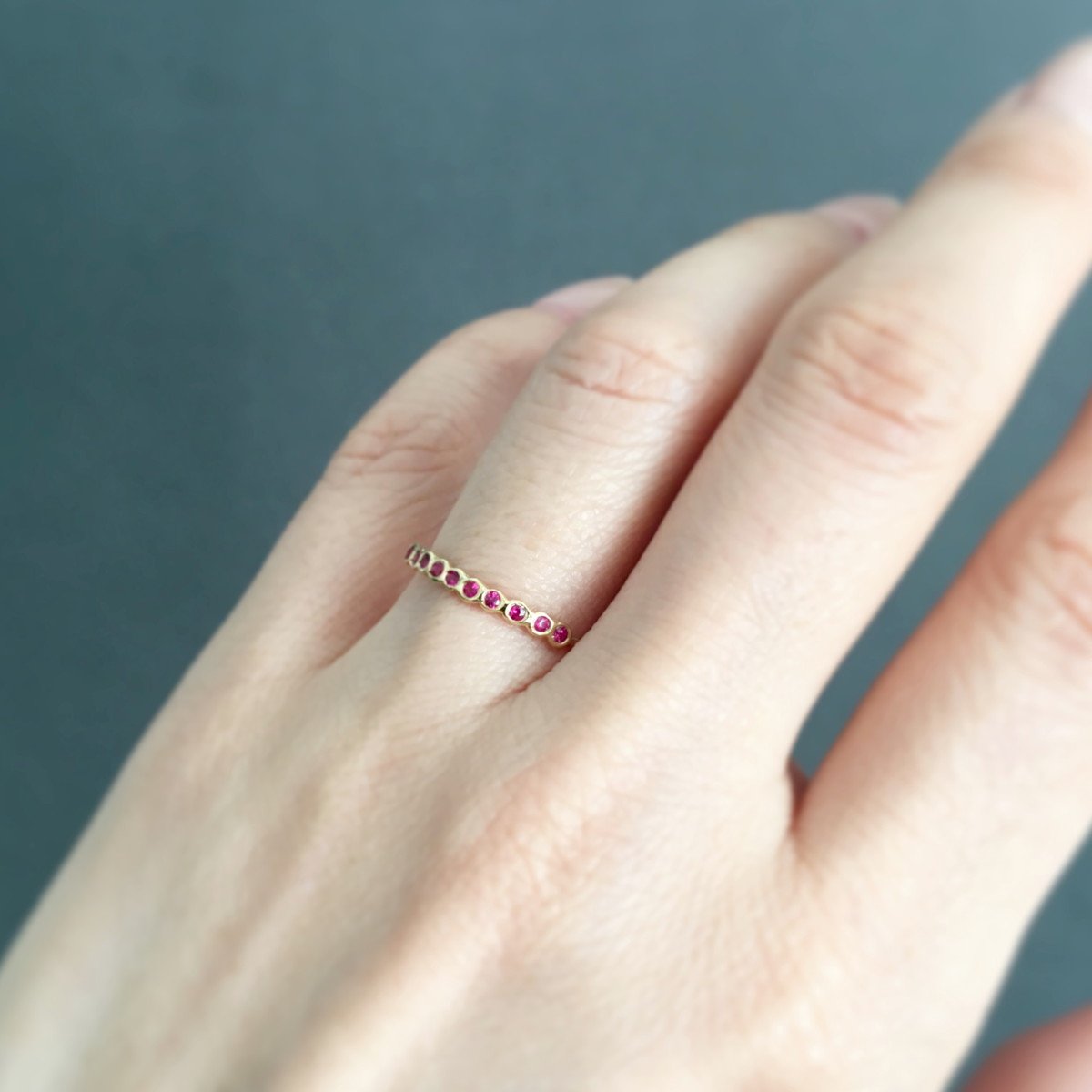 18K Yellow Gold on Model